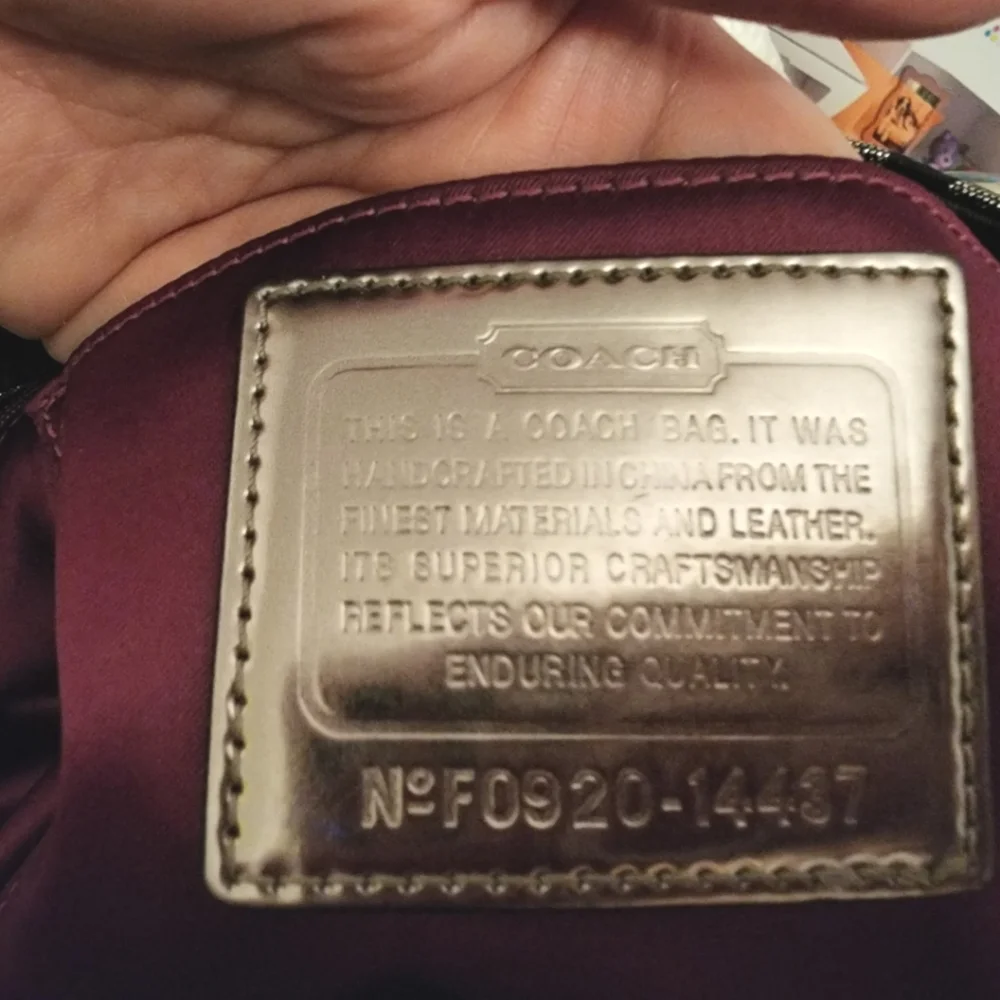 Authentic Coach Handbag - Picture 6 of 6